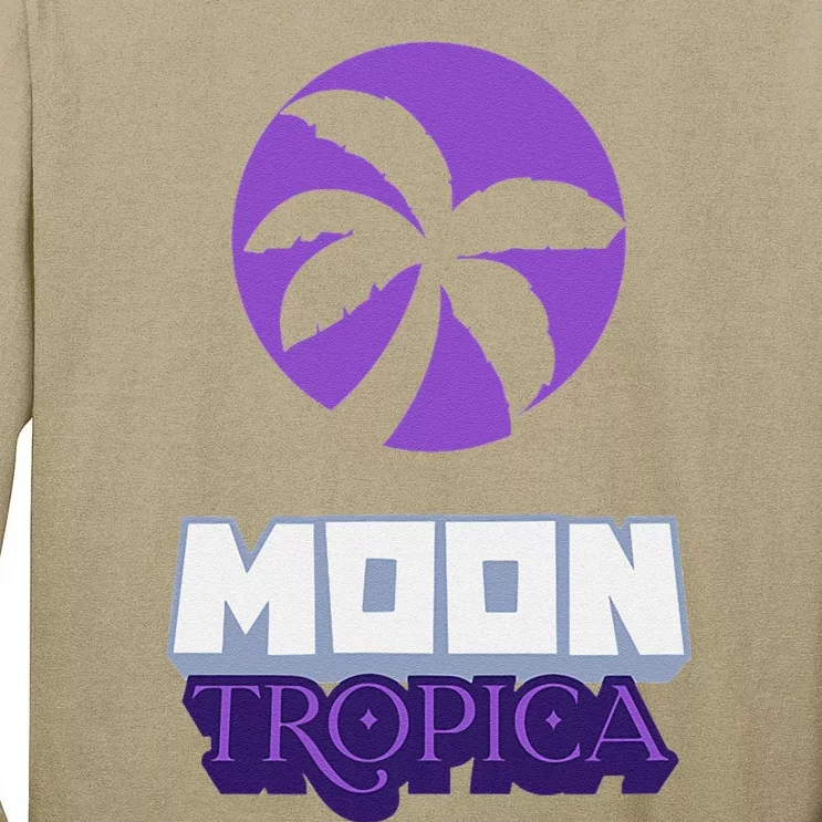 Cah Crypto Moon Tropica Crypto Moon Tropica Tall Long Sleeve T-Shirt