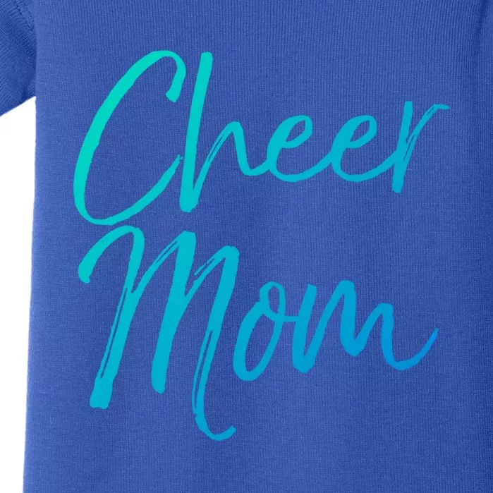 Cute Cheerleader Mother Gift Cheer Mom Gift Baby Bodysuit