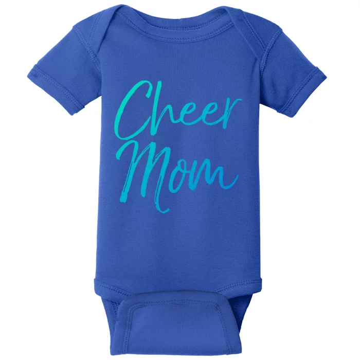 Cute Cheerleader Mother Gift Cheer Mom Gift Baby Bodysuit