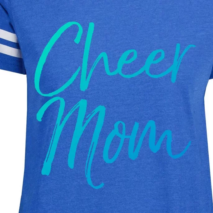 Cute Cheerleader Mother Gift Cheer Mom Gift Enza Ladies Jersey Football T-Shirt