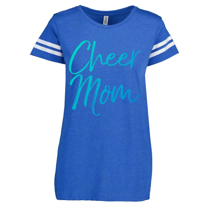 Cute Cheerleader Mother Gift Cheer Mom Gift Enza Ladies Jersey Football T-Shirt