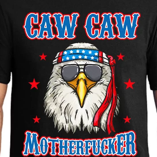 Caw Caw Motherfucker! Funny 4th Of July Patriotic Pajama Set