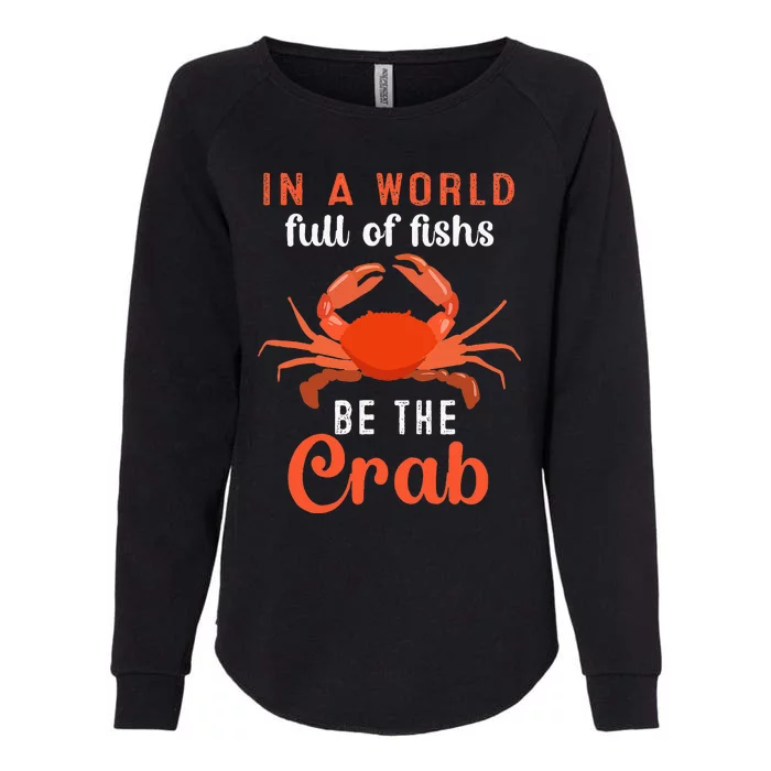 Crab Cancer Maryland Baltimore Crayfish Crabs Lobster Womens California Wash Sweatshirt