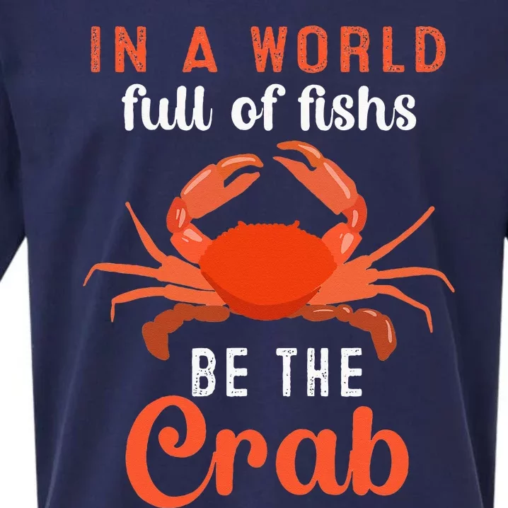 Crab Cancer Maryland Baltimore Crayfish Crabs Lobster Sueded Cloud Jersey T-Shirt