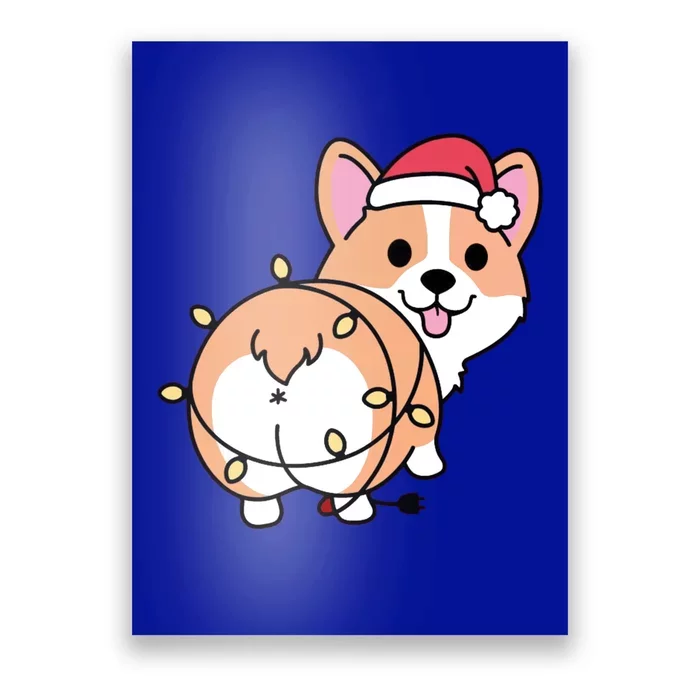 Christmas Corgi Mom Corgi Lover Xmas Light Animal Holiday Funny Gift Poster