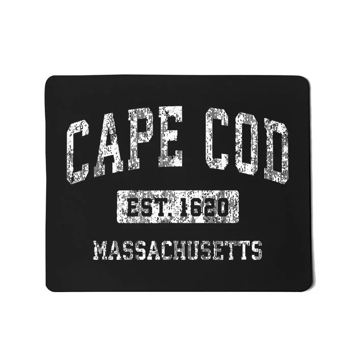 Cape Cod Massachusetts Ma Vintage Sports Established Mousepad