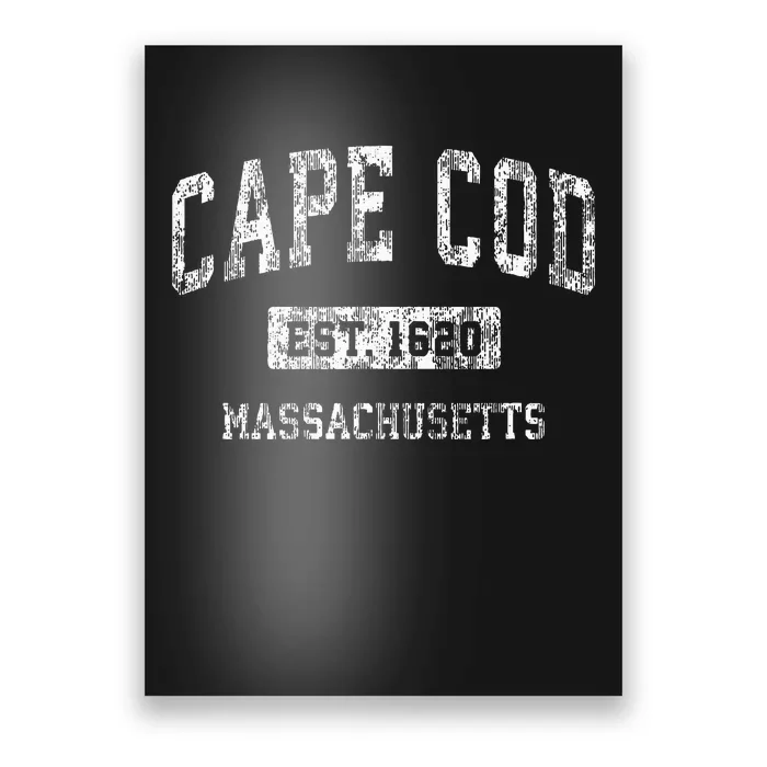 Cape Cod Massachusetts Ma Vintage Sports Established Poster