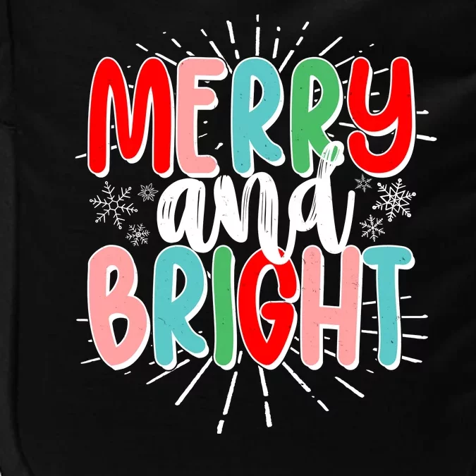 Cute Christmas Merry And Bright Impact Tech Backpack