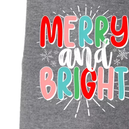 Cute Christmas Merry And Bright Doggie 3-End Fleece Hoodie