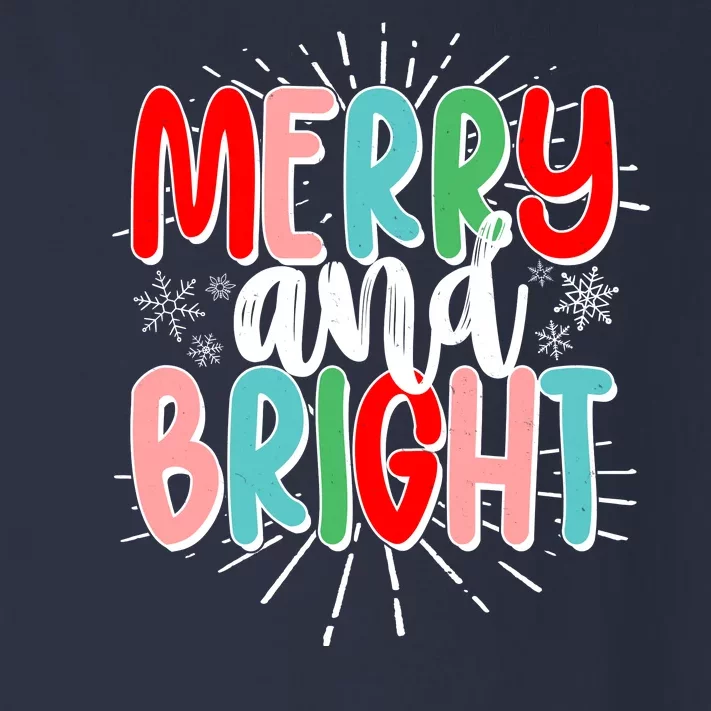 Cute Christmas Merry And Bright Toddler Long Sleeve Shirt