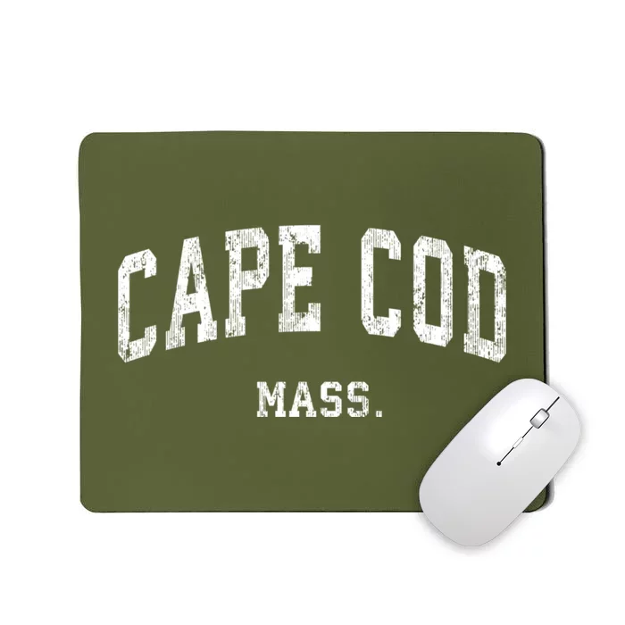 Cape Cod Massachusetts Ma Vintage Varsity Sports Mousepad