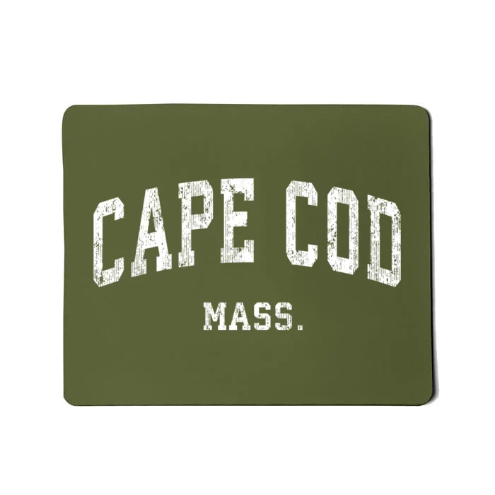 Cape Cod Massachusetts Ma Vintage Varsity Sports Mousepad