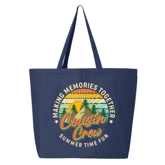 Cousin Crew Making Memories Together Summer Time Fun 25L Jumbo Tote