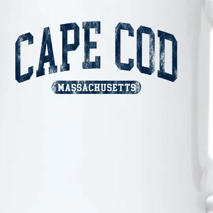 Cape Cod Massachusetts Retro Preppy Black Color Changing Mug