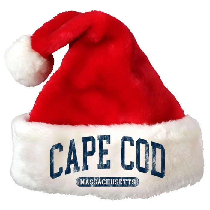 Cape Cod Massachusetts Retro Preppy Premium Christmas Santa Hat