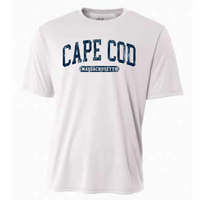 Cape Cod Massachusetts Retro Preppy Cooling Performance Crew T-Shirt