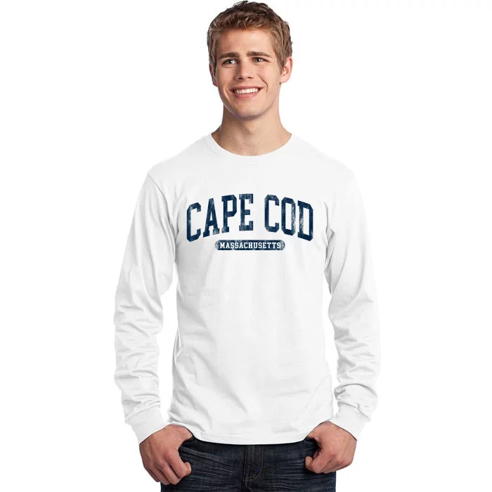 Cape Cod Massachusetts Retro Preppy Tall Long Sleeve T-Shirt