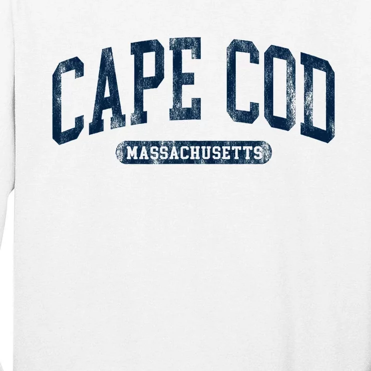 Cape Cod Massachusetts Retro Preppy Tall Long Sleeve T-Shirt