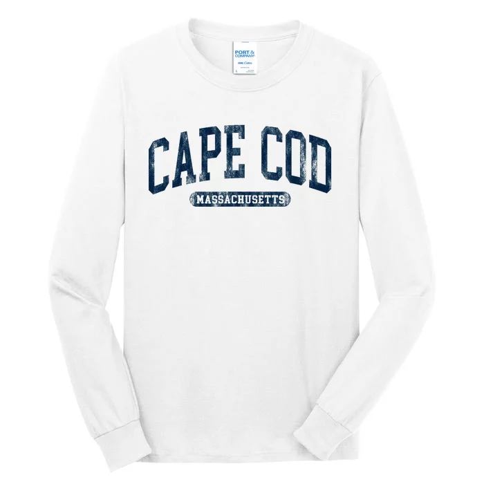 Cape Cod Massachusetts Retro Preppy Tall Long Sleeve T-Shirt