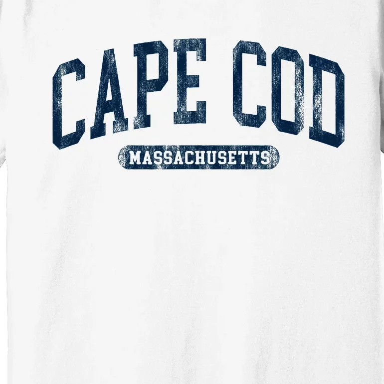 Cape Cod Massachusetts Retro Preppy Premium T-Shirt