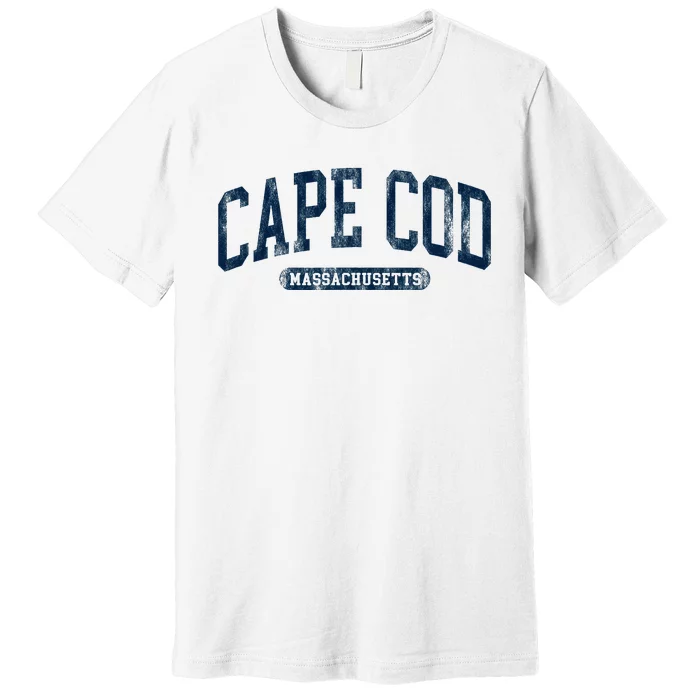 Cape Cod Massachusetts Retro Preppy Premium T-Shirt