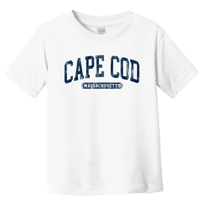 Cape Cod Massachusetts Retro Preppy Toddler T-Shirt