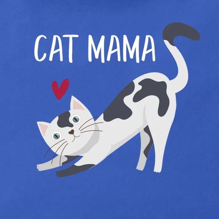 Cute Cat Mama Cat Lovers Gift Zip Tote Bag