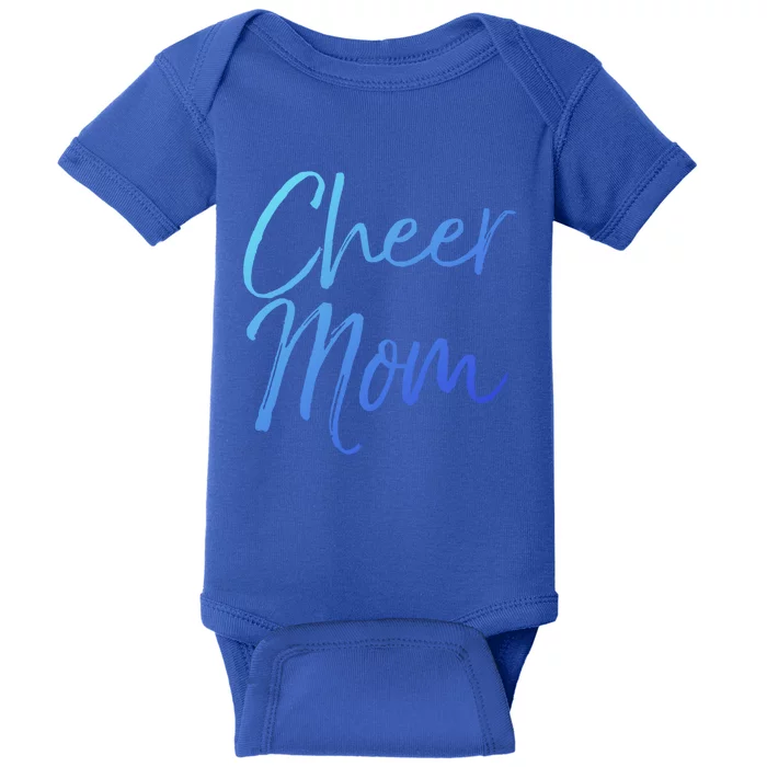 Cute Cheerleader Mother Gift Cheer Mom Gift Baby Bodysuit