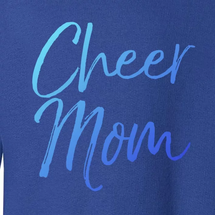 Cute Cheerleader Mother Gift Cheer Mom Gift Toddler Sweatshirt