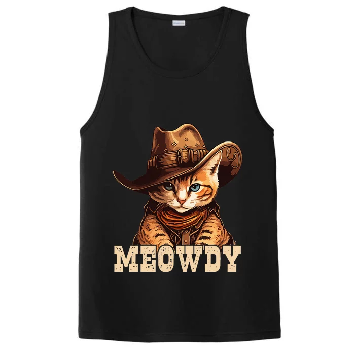 Cowboy Cat Meowdy Performance Tank