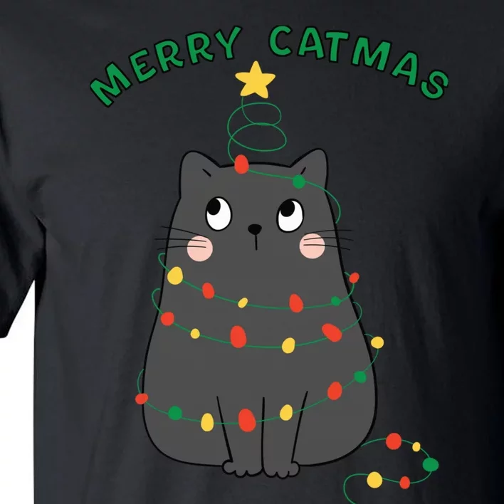 Christmas Cat Merry Catmas Christmas Tall T-Shirt