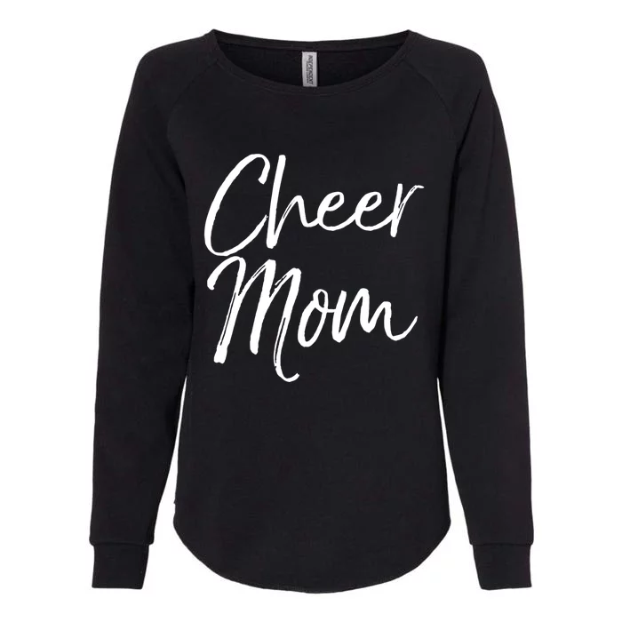 Cute Cheerleader Mother Gift Cheer Mom Gift Womens California Wash Sweatshirt