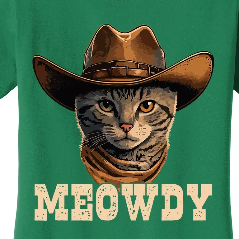 Cowboy Cat Meowdy Women's T-Shirt