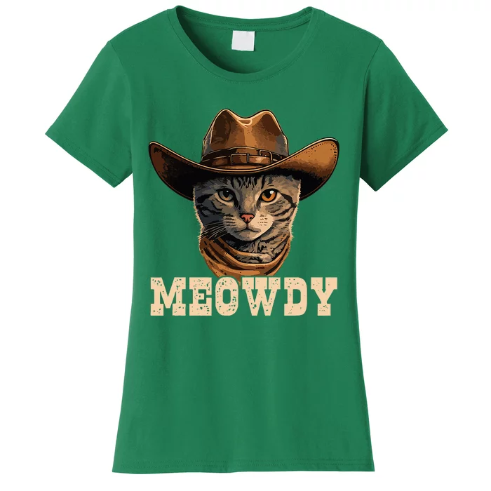 Cowboy Cat Meowdy Women's T-Shirt