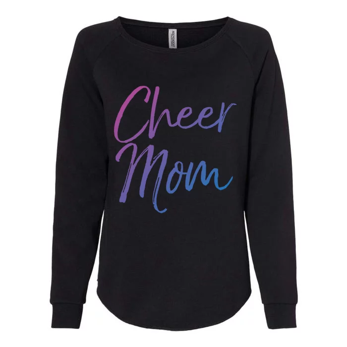 Cute Cheerleader Mother Gift Cheer Mom Gift Womens California Wash Sweatshirt