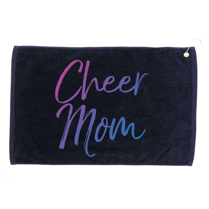 Cute Cheerleader Mother Gift Cheer Mom Gift Grommeted Golf Towel