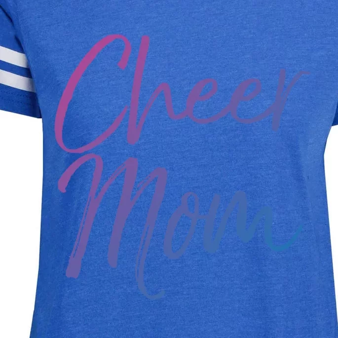 Cute Cheerleader Mother Gift Cheer Mom Gift Enza Ladies Jersey Football T-Shirt