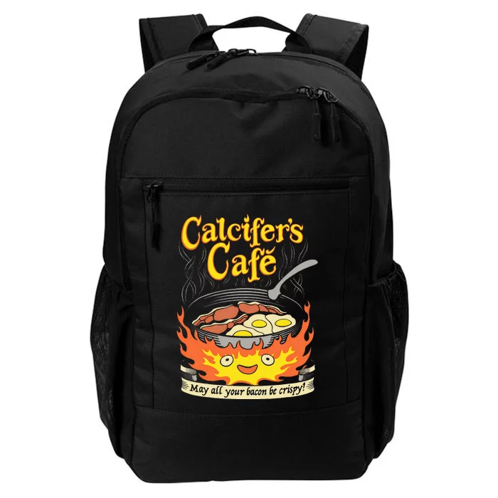 Calcifer's Cafe May All Your Bacon Eggs Daily Commute Backpack