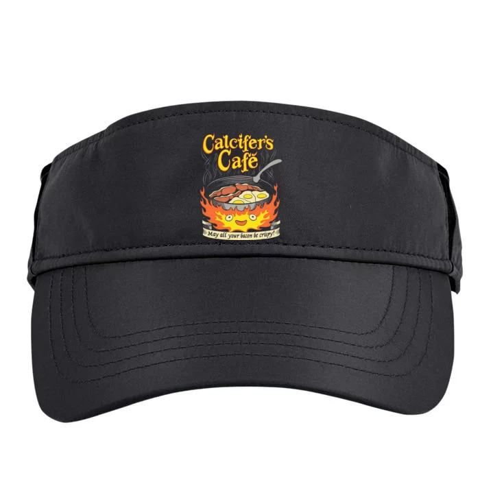 Calcifer's Cafe May All Your Bacon Eggs Adult Drive Performance Visor