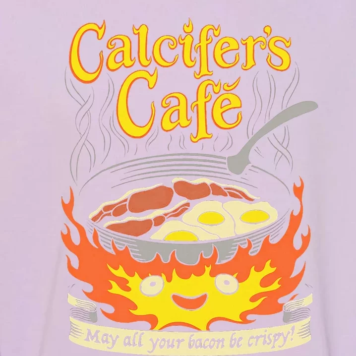 Calcifer's Cafe May All Your Bacon Eggs Garment-Dyed Sweatshirt