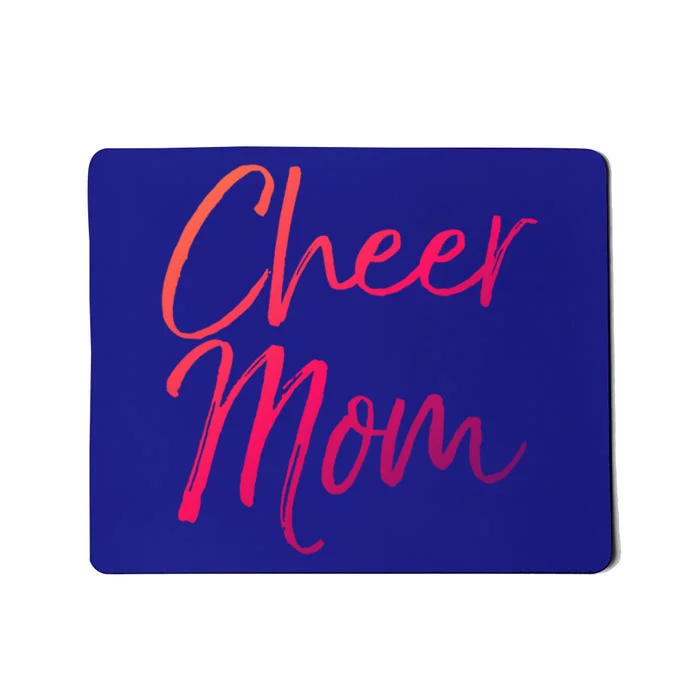 Cute Cheerleader Mother Gift Cheer Mom Gift Mousepad