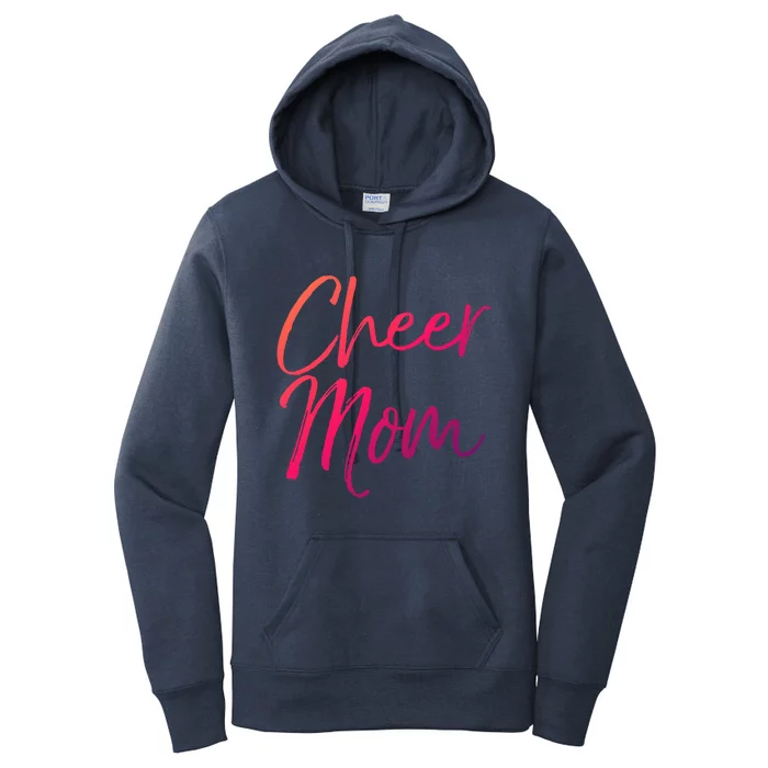 Cute Cheerleader Mother Gift Cheer Mom Gift Women's Pullover Hoodie