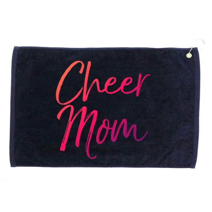 Cute Cheerleader Mother Gift Cheer Mom Gift Grommeted Golf Towel