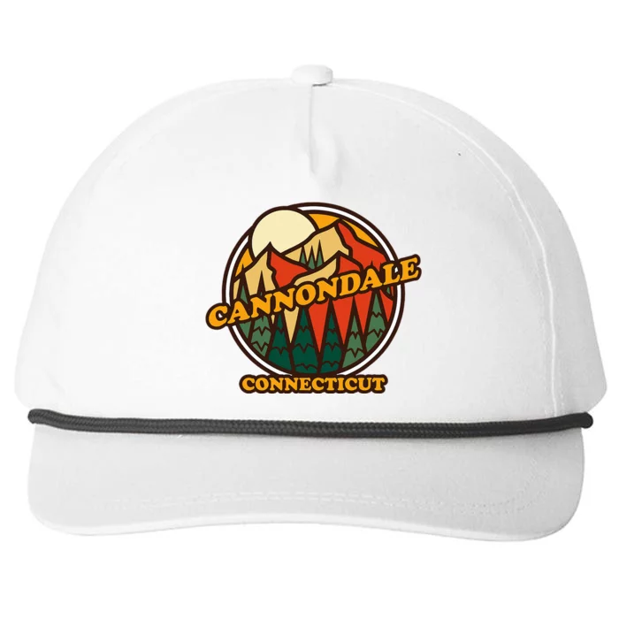 Cannondale Connecticut Mountain Hiking Souvenir Snapback Five-Panel Rope Hat