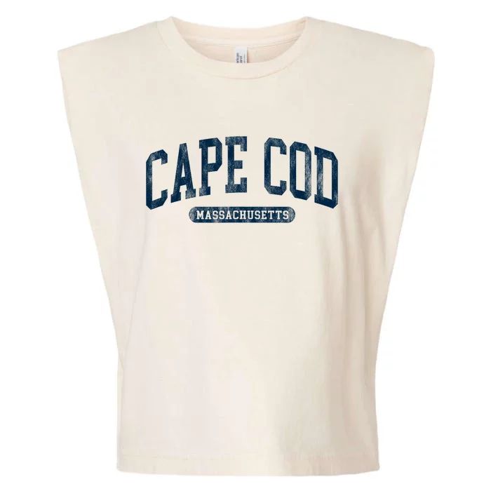 Cape Cod Massachusetts Retro Preppy Throwback Garment-Dyed Women's Muscle Tee