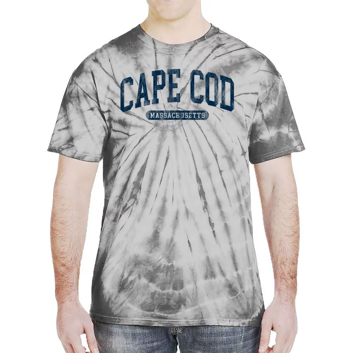 Cape Cod Massachusetts Retro Preppy Throwback Tie-Dye T-Shirt