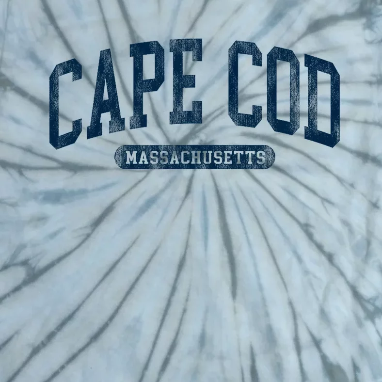 Cape Cod Massachusetts Retro Preppy Throwback Tie-Dye T-Shirt