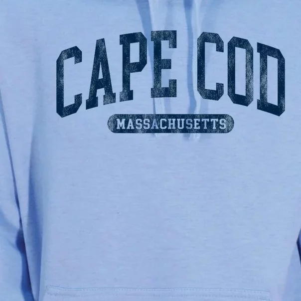 Cape Cod Massachusetts Retro Preppy Throwback Unisex Surf Hoodie