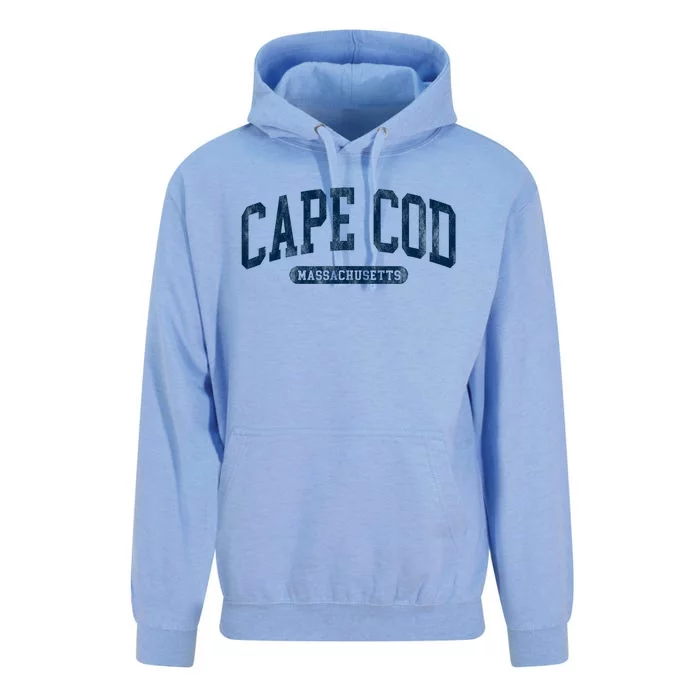 Cape Cod Massachusetts Retro Preppy Throwback Unisex Surf Hoodie