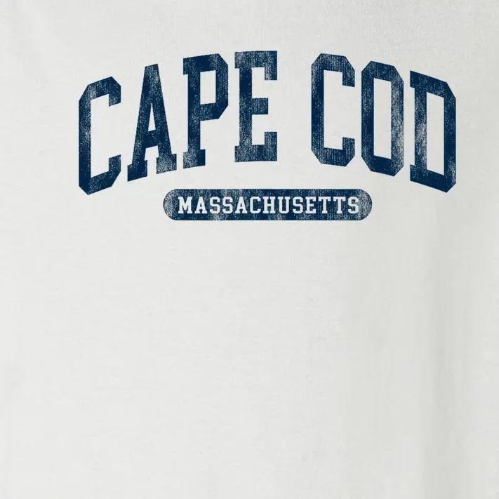 Cape Cod Massachusetts Retro Preppy Throwback Toddler Long Sleeve Shirt